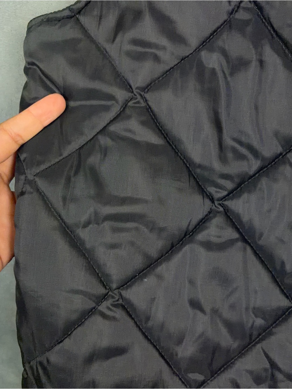 Vintage Big Smith Quilted Vest Mens Size 3XL Black Zip Up Made in USA - Picture 12 of 15